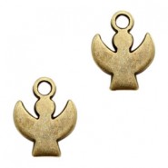 DQ Metall Anhänger Engel Antik Bronze