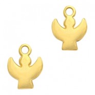 Colgantes metálicos DQ angelito 14x11mm - Dorado