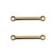 DQ Metal connector / spacer bar 18mm Antique bronze