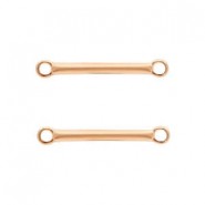 DQ Metal connector / spacer bar 18mm Rosegold
