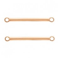 DQ Metal connector / spacer bar 30mm Rosegold