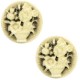 Basic cabochon Caomeo 20mm boeket Black-antique gold