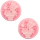 Basic cabochon Camee 20mm boeket Pink-white