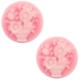 Basic Cabochon Camee 20mm Blumenstrauss Pink-white