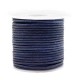 DQ Leer rond 2mm Dark blue