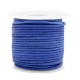 DQ Leer rond 2mm Antique blue