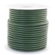 DQ Leer rond 3mm Army green metallic