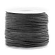 DQ Leer rond 1mm Vintage dark green