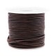 DQ Leer rond 2mm Vintage chocolate brown