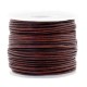 DQ Leer rond 1mm Mauve brown