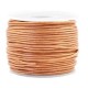 DQ Leer rond 1mm Copper gold metallic