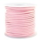 DQ Leder rund 3mm Blossom pink metallic