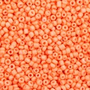 Seed beads - ± 2mm Luminous bright orange