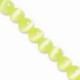 Cat eye glass beads 4mm Summer yellow