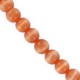 Cat eye glass beads 6mm Fresh orange