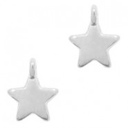 DQ Metal charm Star Antique Silver