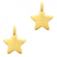 Colgante metálico DQ Estrella 10mm - Dorado