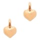 DQ Metal charm Heart Rosegold