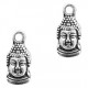Metalen bedel Buddha 15x7mm Antiek zilver
