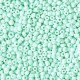 Glas rocailles kralen ± 2mm Aquamarine green