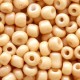 Seed beads ± 4mm Hazelnut beige