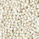 Seed beads ± 2mm Cotton white