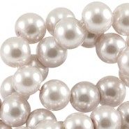 Top quality glass pearl beads 14mm Soft vintage rose