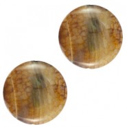 Halbedelstein Agate Perle Rund 25mm Grey