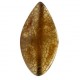 Half edelsteen Agaat kraal ovaal 25x40mm Brown