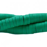 Abalorios polímero Heishi 4mm - Verde