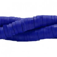 Abalorios polímero Heishi 4mm - Navy blue