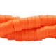 Abalorios polímero Heishi 6mm - Warm orange
