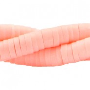 Abalorios polímero Heishi 6mm - Soft peachy pink