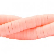 Abalorios polímero Heishi 4mm - Soft peachy pink