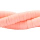 Abalorios polímero Heishi 4mm - Soft peachy pink