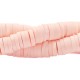 Abalorios polímero Heishi 4mm - Bisque pink