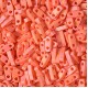 Miyuki quarter tila 5x1.2mm beads - Opaque orange matted ab QTL-406FR