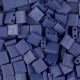 Miyuki tila 5x5mm Perlen - Matted opaque cobalt Luster TL-2075