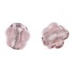 Silver foil Bead 14x16mm Transparent light amethist