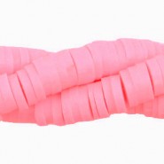 Abalorios polímero Heishi 4mm - Seashell pink