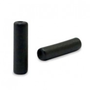 Abalorio de céramica DQ Griegos tubo 20x5mm - Negro