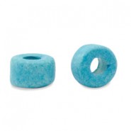 DQ Greek Ceramic beads 7mm Ocean Blue