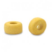 DQ Greek Ceramic beads 7mm Warm yellow