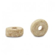 DQ Greek Ceramic beads 6mm Sand beige