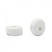 DQ Greek Ceramic beads 6mm White