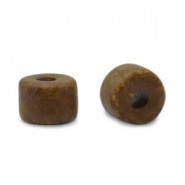 DQ Greek Ceramic beads 5mm Dark Brown