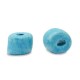 DQ Greek Ceramic beads 5mm Aquamarine blue