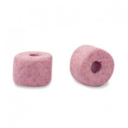 Abalorios de cerámica DQ Griegos 5mm - Rosa