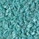 Miyuki quarter tila 5x1.2mm beads - Opaque turquiose green matted ab QTL-412FR