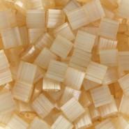 Miyuki tila 5x5mm Perlen - Silk pale light orange TL-2593